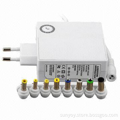 90W universal slim power adapter with 8-tip for netbook